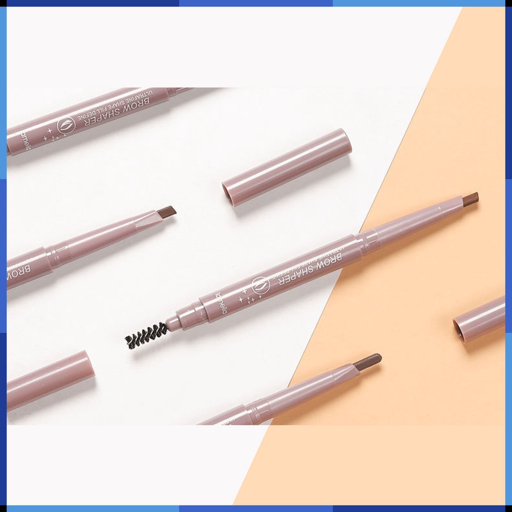 Lameila Double Head Spin Automatic Eyebrow Pencil Pensil Alis Kepala Ganda L34