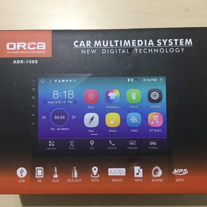 TAPE MOBIL DOUBLE DIN 10 INCH ORCA ADR 1088 TERMURAH PROMO SPECIAL
