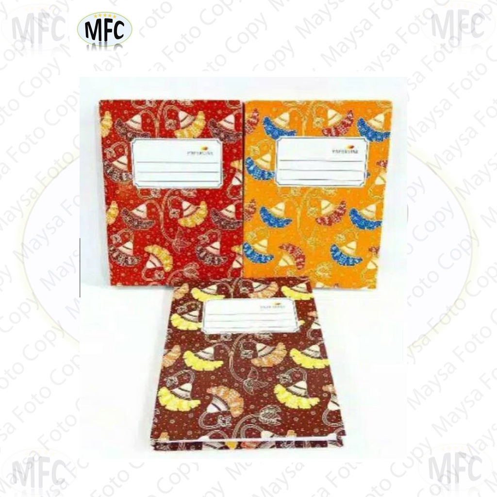 

Buku Oktavo Hard Cover A6 PAPERLINE 100 Lembar / Setengah kwarto