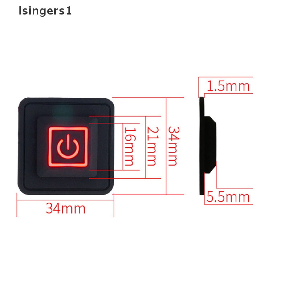 (lsingers1) Saklar Switch Pemanas Pakaian 5V-15V 3 Gear Bahan Silikon Tahan Air