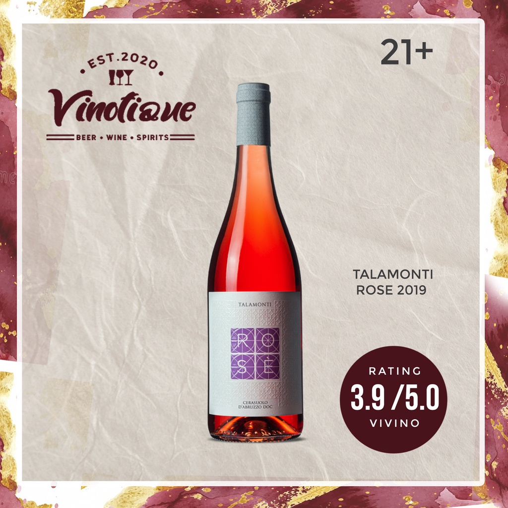 Jual ROSE WINE TALAMONTI 2019 [750ML] Indonesia