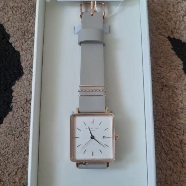 Rosefield Boxy Grey Rose Gold Original Preloved