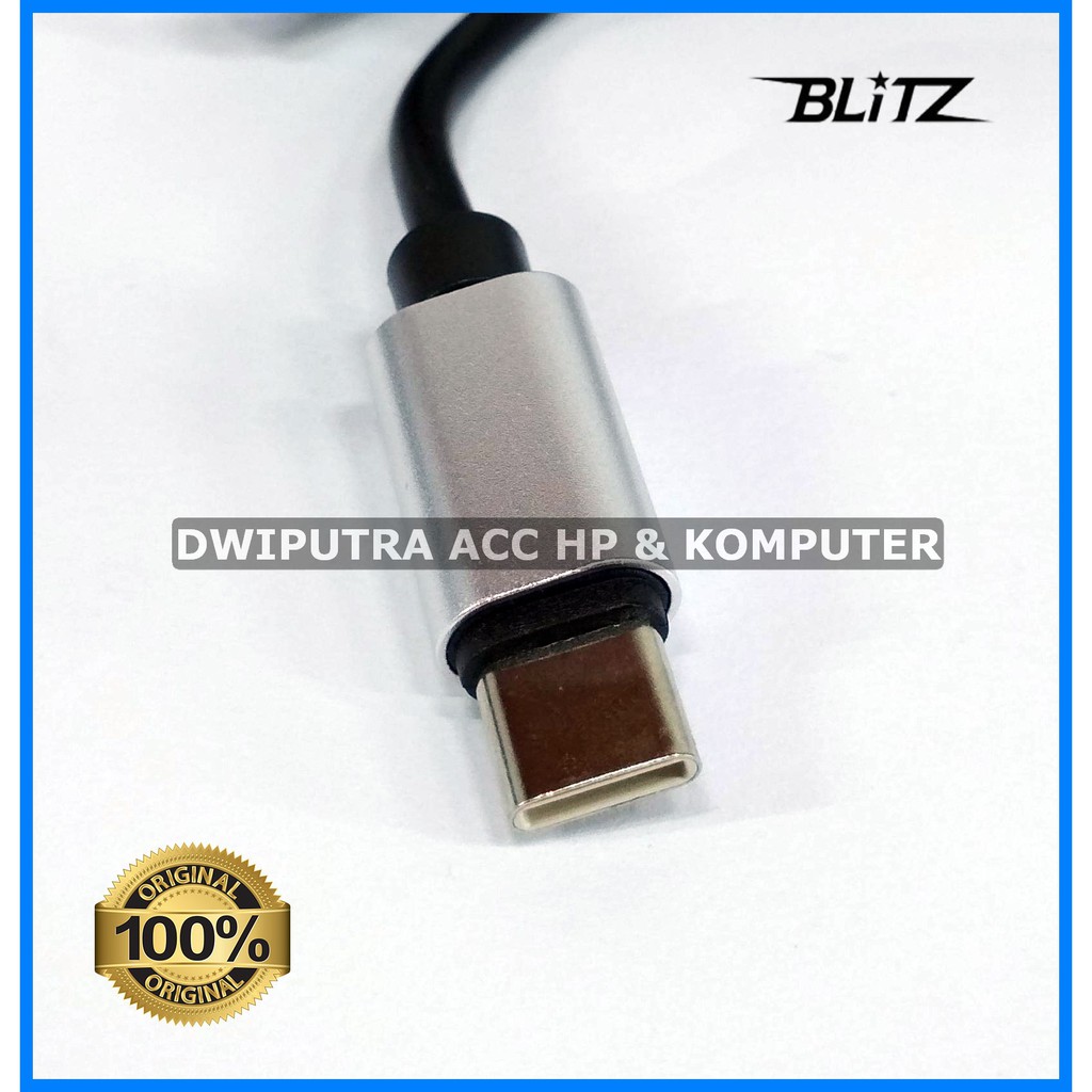 TRAVEL CHARGER BLITZ 3USB CB202/G86 2.4A QUICK CHARGING WITH CABLE ORIGINAL