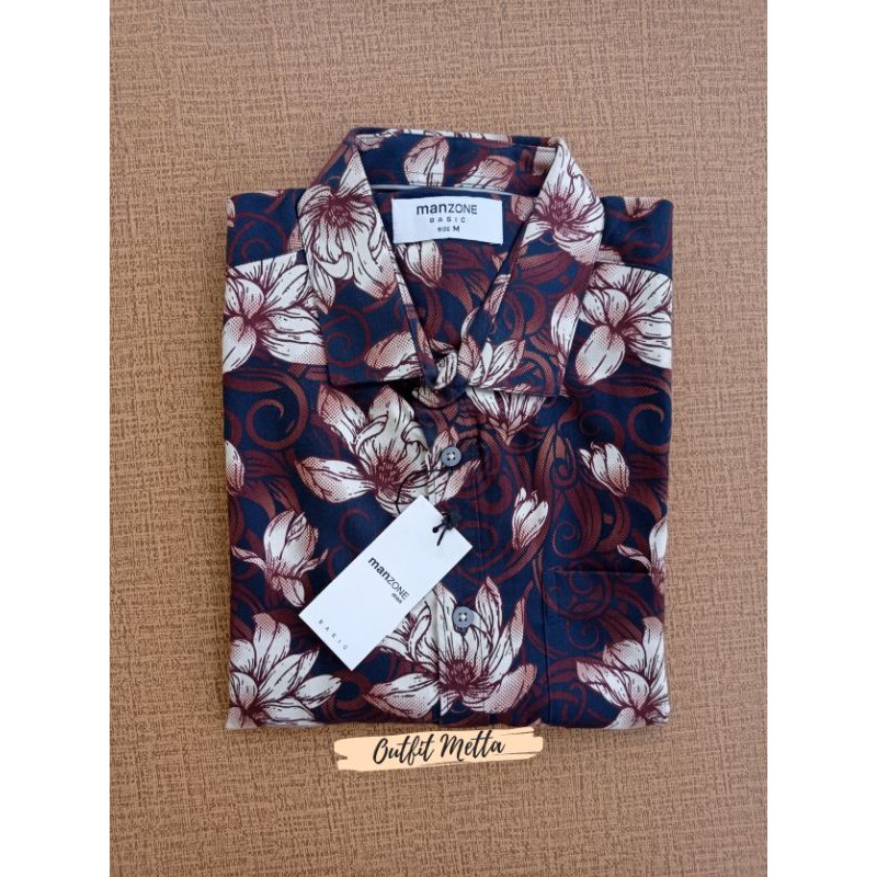 kemeja batik manzone original
