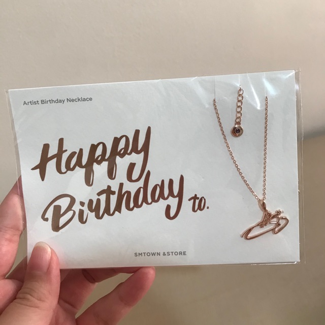 Birthday Necklace NCT JAEHYUN