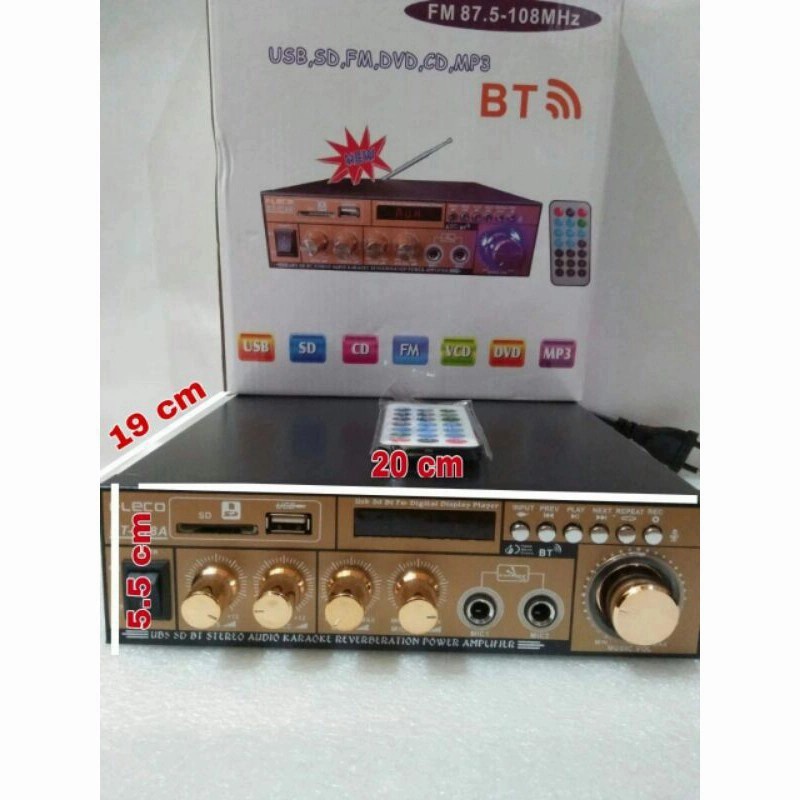 FLECO Power Amplifier Bluetooth Fleco BT 858A AMPLI BLUETOOTH