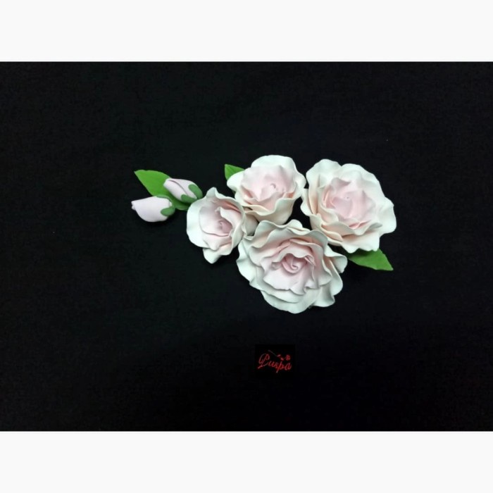 

(431/PRAU2)Gumpaste Flower Sugar Flower/Bunga Gumpaste Curly Rose