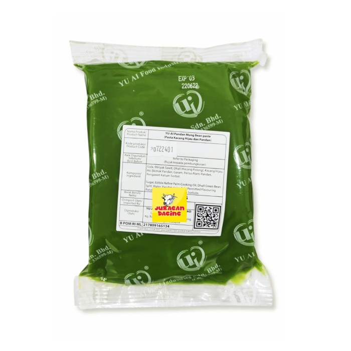 

Yu Ai Pandan Filling Soft 1kg