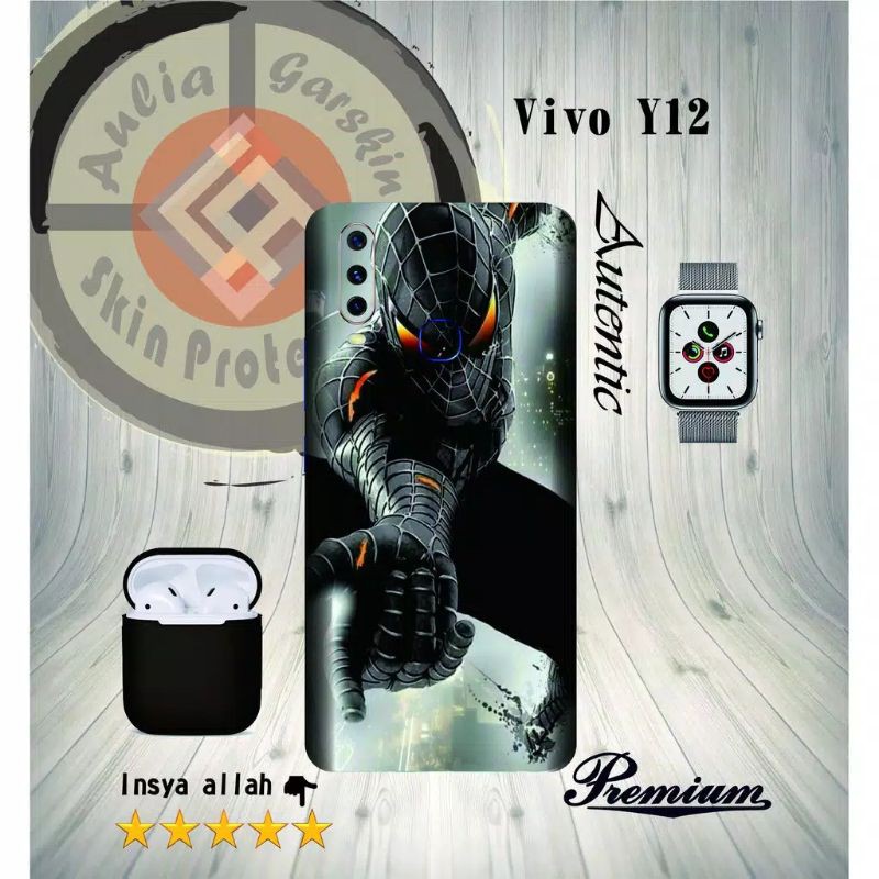 Garskin hp Vivo Y12 motif spiderman-free custom motif via chat