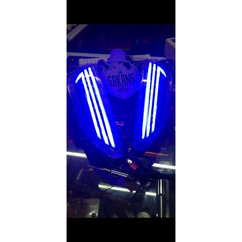 lampu custom sein Scoopy fi 2015