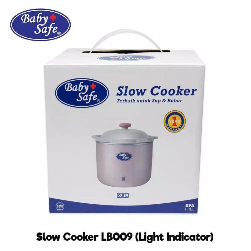 BABY SAFE SLOW COOKER LIGHT IN LB009