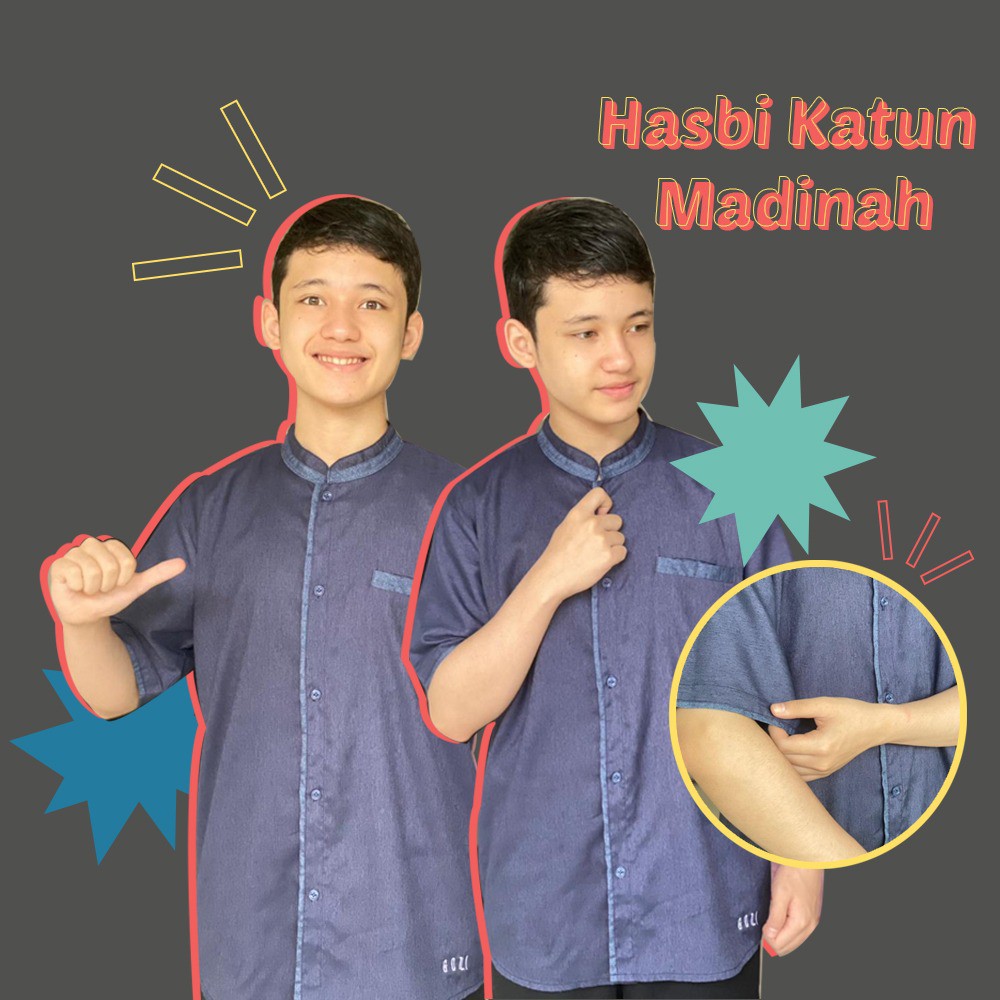BAJU KOKO HASBI KATUN MADINAH PREMIUM GOZI BY ALWI ASSEGAF
