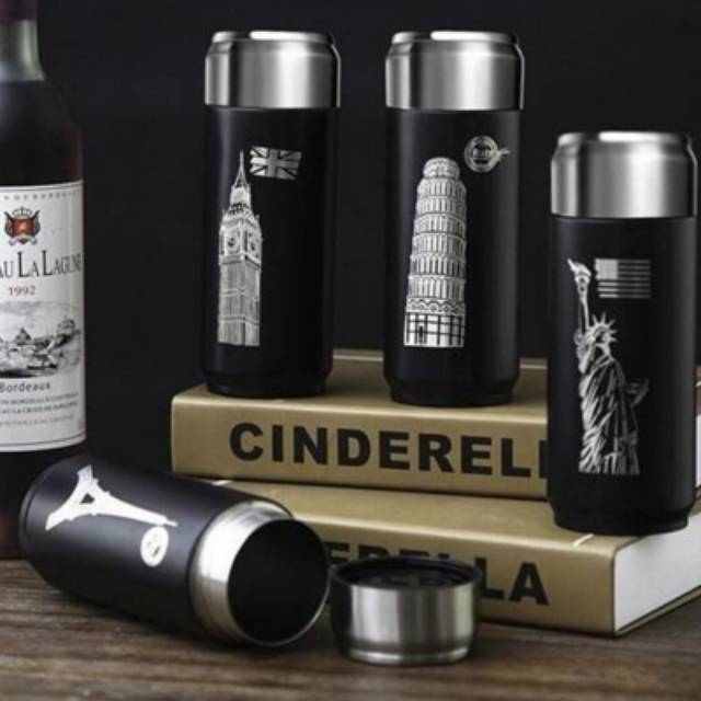 Stainless Steel Tower Cup 450ml / Botol air minum / Termos