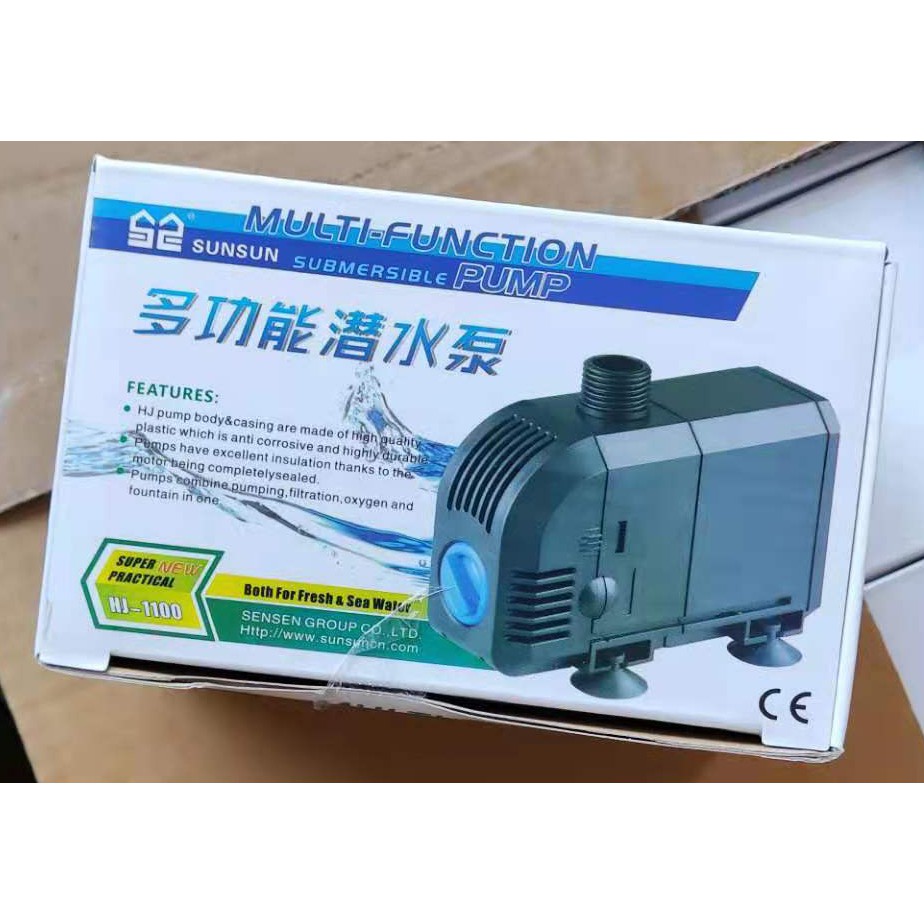 Pompa Air Aquarium Ikan Quiet Submersible Pump Fish Tank 20W / Pompa Akuarium / Pompa Aquarium