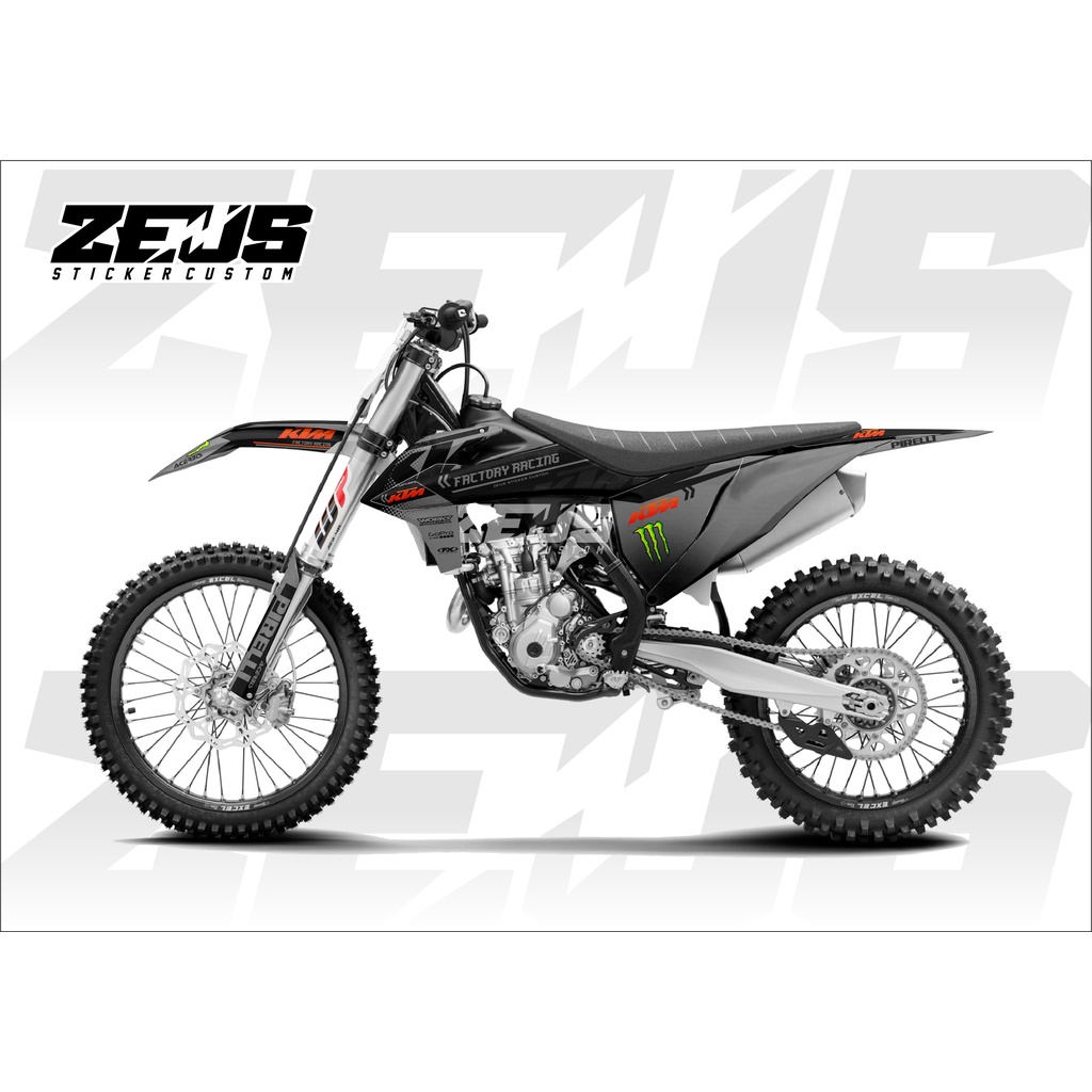 Decal Sticker - Stiker Dekal Ktm 250 2019 Zeus SC 3