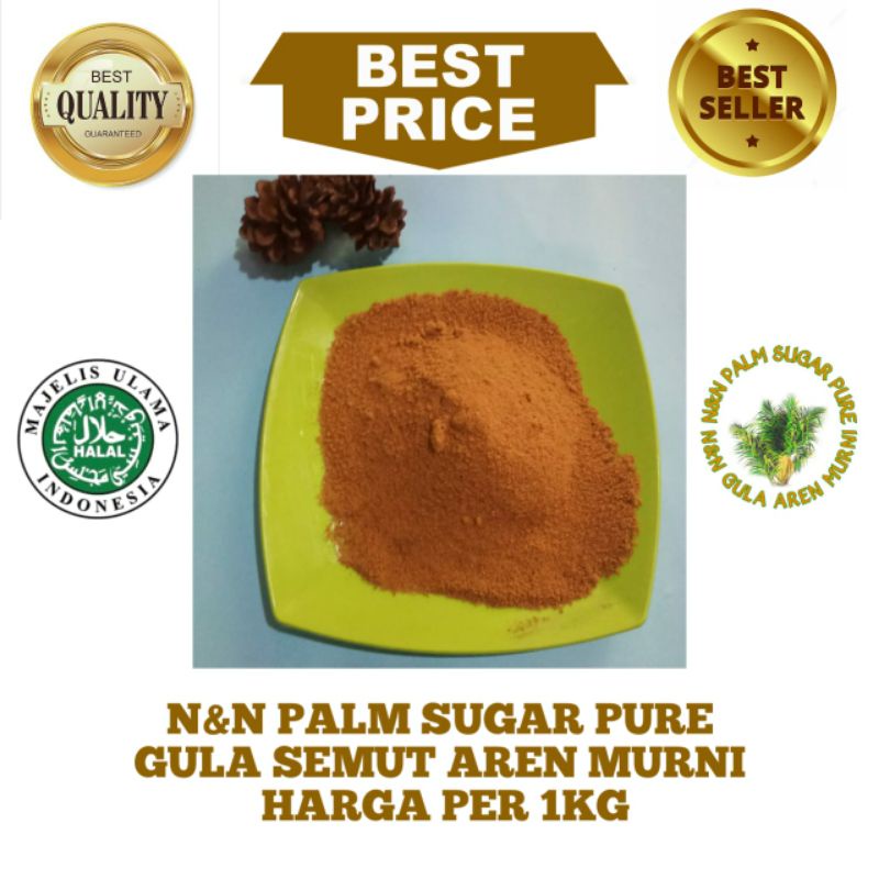 

GULA SEMUT AREN PREMIUM GRADE A PLUS | PALM SUGAR PURE 1KG | GULA SEMUT AREN MURNI 100 %