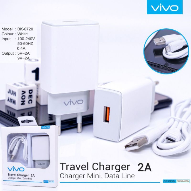 CHARGER VIVO AK933 2.0A ORIGINAL KN - MICRO USB