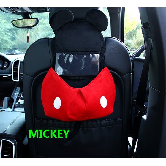 Tas Penyimpan Belakang Jok MICKEY MINNIE MOUSE with Phone Display Pouch