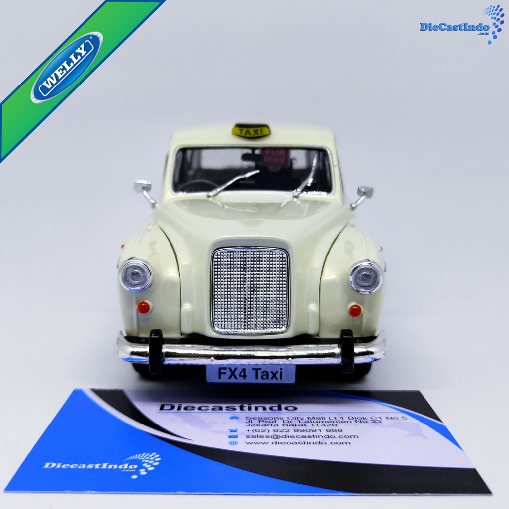 Welly Nex Austin FX4 London Taxi Putih Skala 1:24