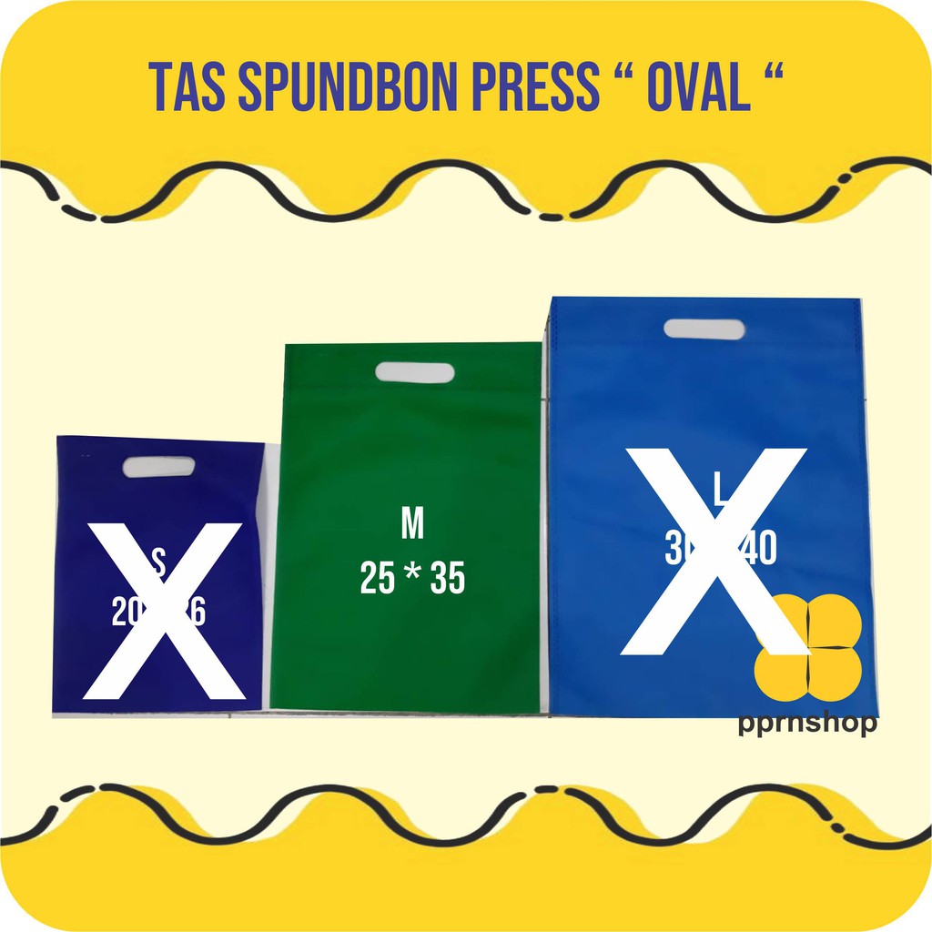 

TAS PRESS OVAL M 25 x 35 * HARGA PER 10 PCS / TAS SOUVENIR / TAS PROMOSI/ GOODIEBAG