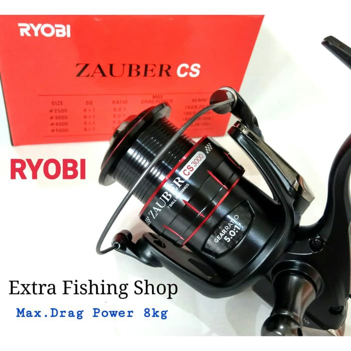 Dijual REEL RYOBI ZAUBER CS 3000 POWER HANDLE MAX DRAG 8KG Diskon