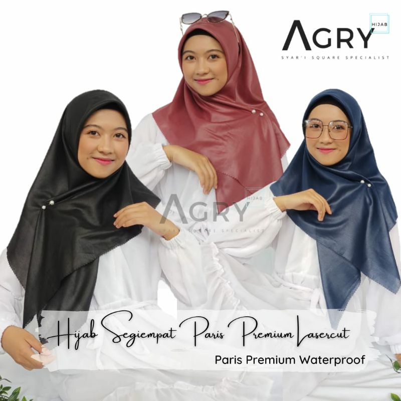 ᴀɢʀʏ Hijab Square Paris Premium Lasercut