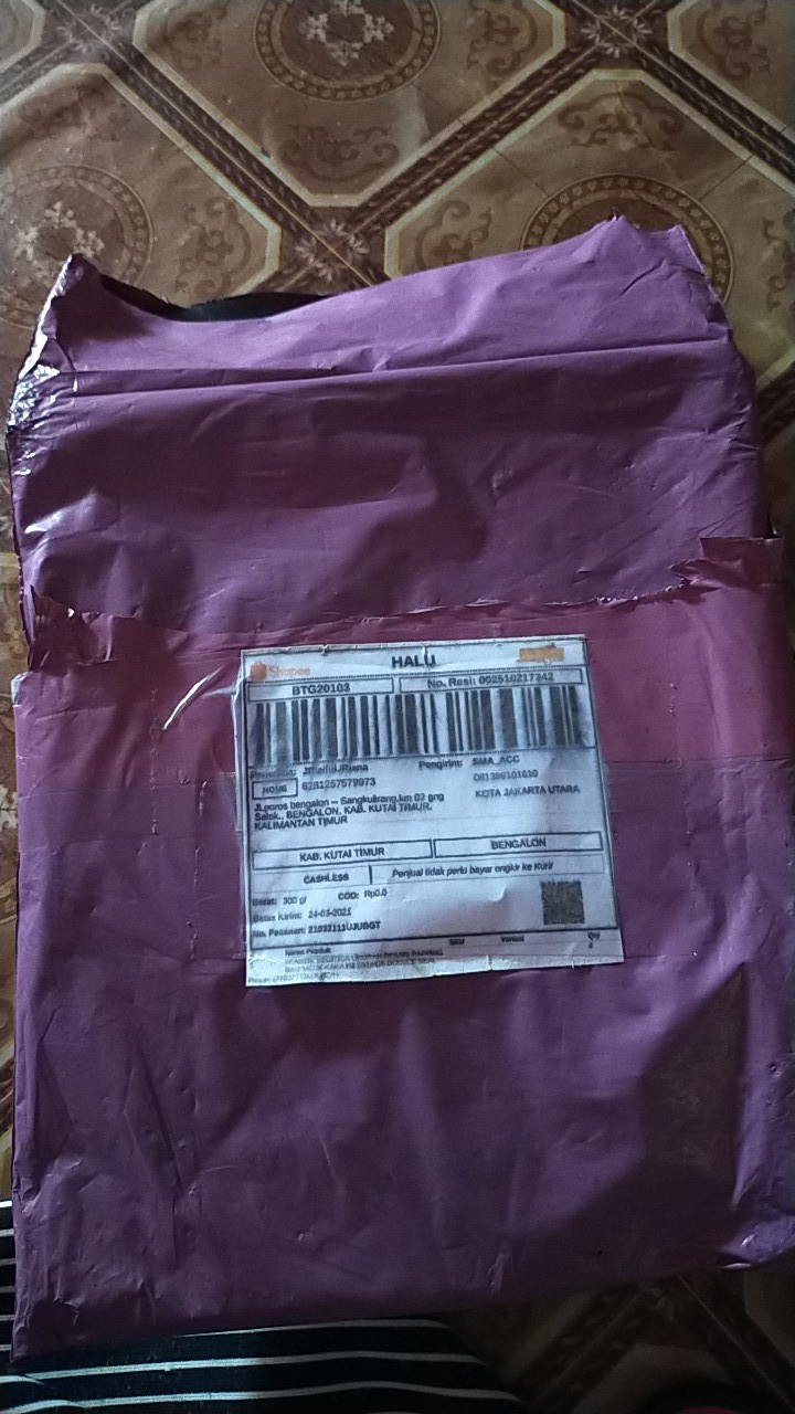 Plastik Segitiga Ukuran Besar/ Papping Bag Merk Kaka Isi 100 Pcs Double Seal