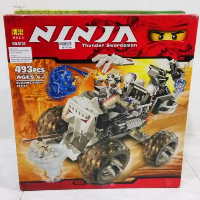 lego bela, lego murah merk bela ninjago 9736