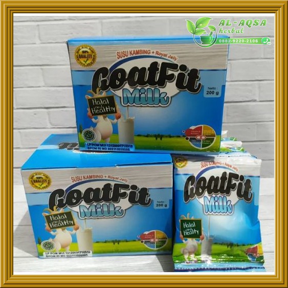 

Susu Ettawa Goat Fit Sachet - Sedia Skygoat - Gomars - Laziz
