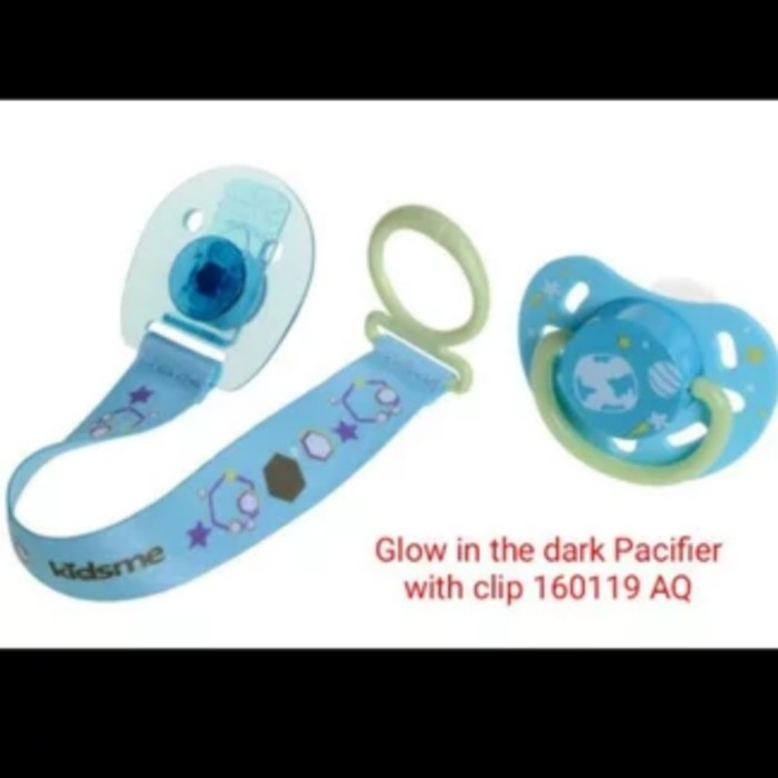 KIDSME Pacifier Glow In The Dark with Clip Holder Empeng Bayi