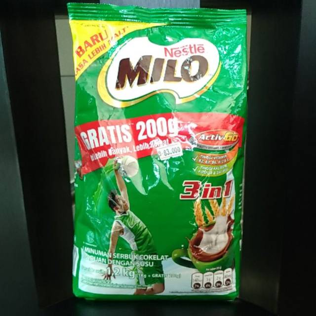 Milo 3in1 1kg + 200gr