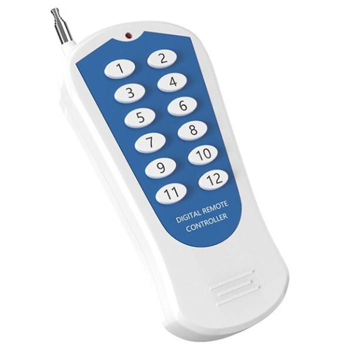 T1 12CH 433MHz Wireless Remote Control 12V On Off Switch