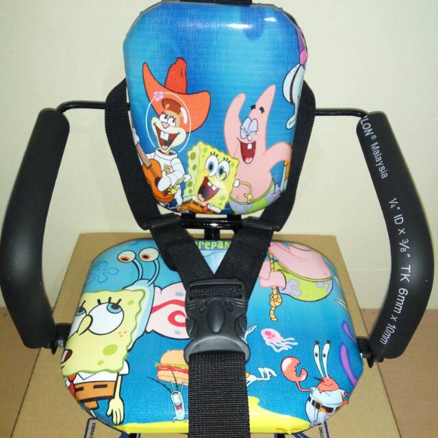 Kursi Bonceng Anak Depan Karakter Spongebob Squarepants