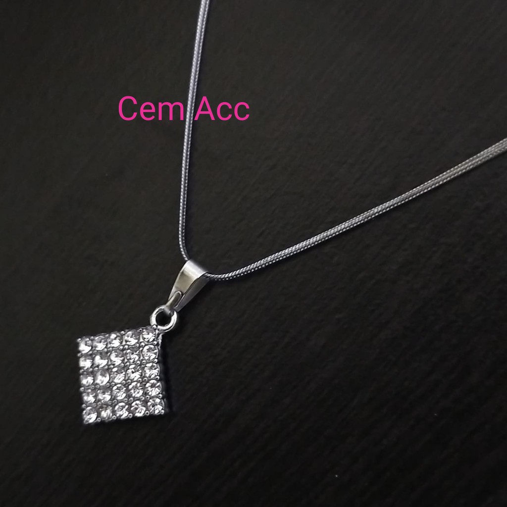 Promo Kalung dan Liontin, Fashion Wanita Kekinian, Anti Karat dan Anti Luntu,r Korean Style-1