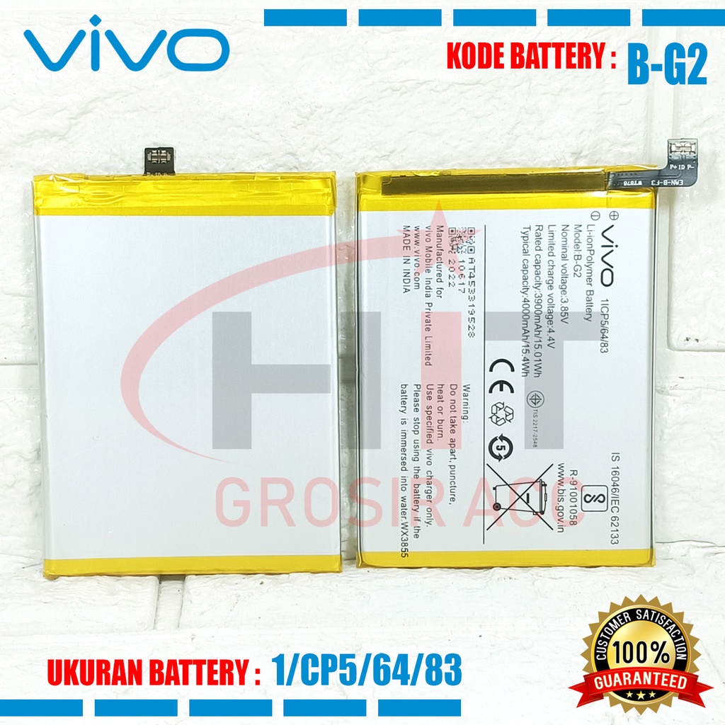 Baterai Battery For Vivo V15 Original - Kode B-G2