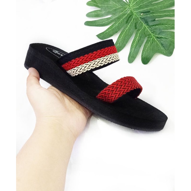 PROMO!! Sandal Wanita Sandal Slip On Strap 2 Size 36-40 Sandal Slop Sandal Selop Wanita Sandal Turki (BAN2)