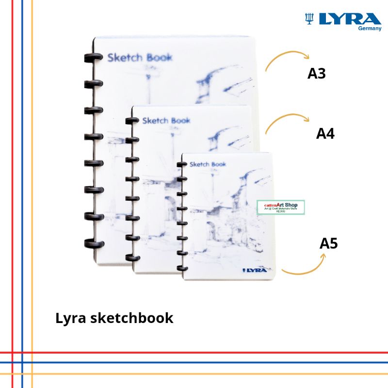 Lyra Sketchbook A4 dan A3