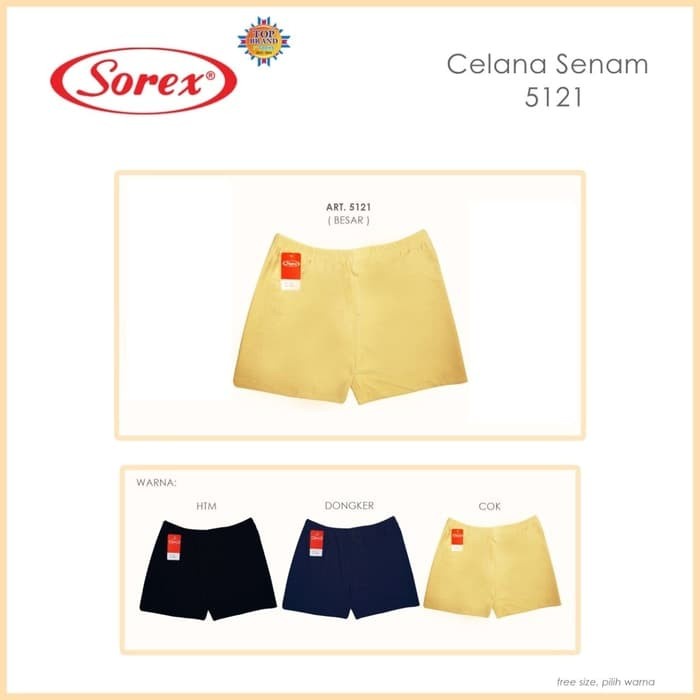 CD SENAM CELANA STRAIT Sorex 5121 | Celana Senam Pendek