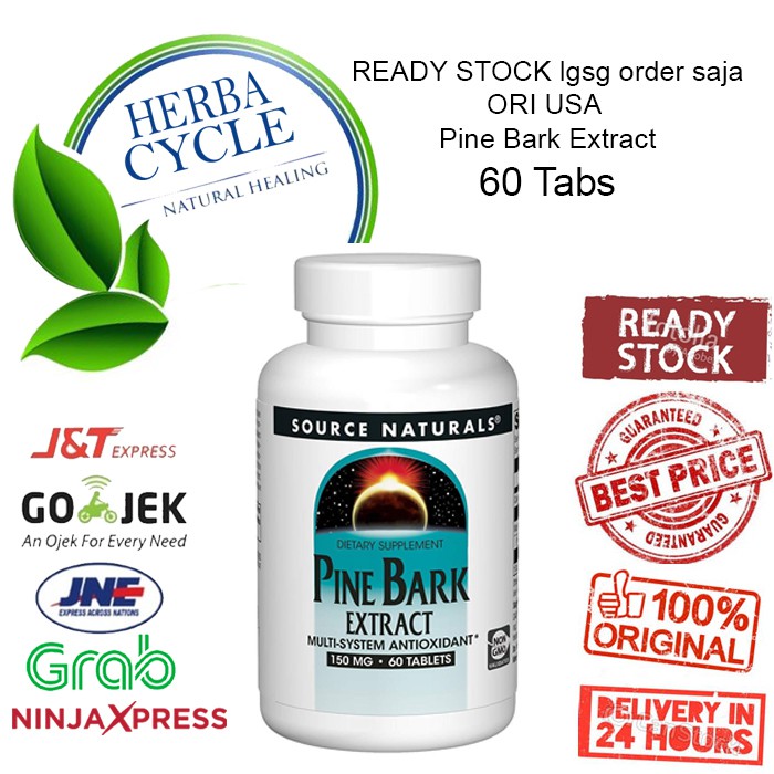 Source Naturals Pine Bark Extract 60 Tab Source Natural Pine Bark