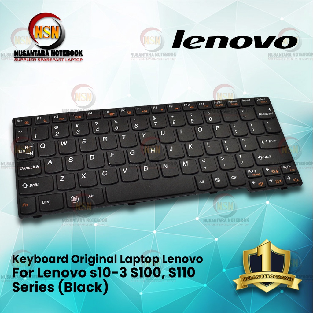 Keyboard Laptop lenovo s10-3 Black For Lenovo 10-3 S10-3S S105 S100