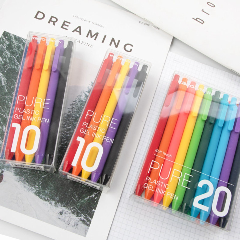 

Pulpen Gel Colorful Ink Pen Bolpoin 0.5mm Set II