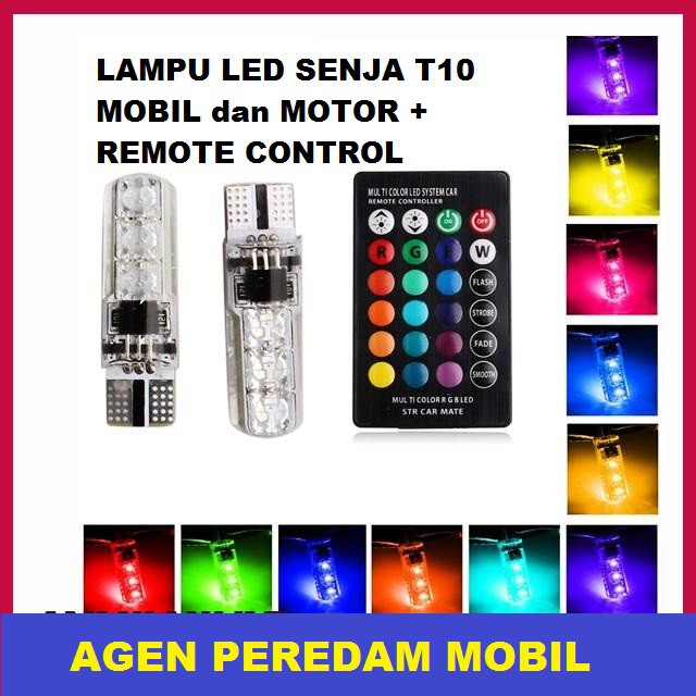 Jual Grosir Lampu Led Senja T10 Mobil Dan Motor Remote Control Shopee Indonesia