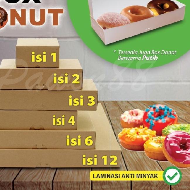

☚ Kotak Box Dus Donat| PUTIH Isi 6 - ( 30 Pcs ) ➪