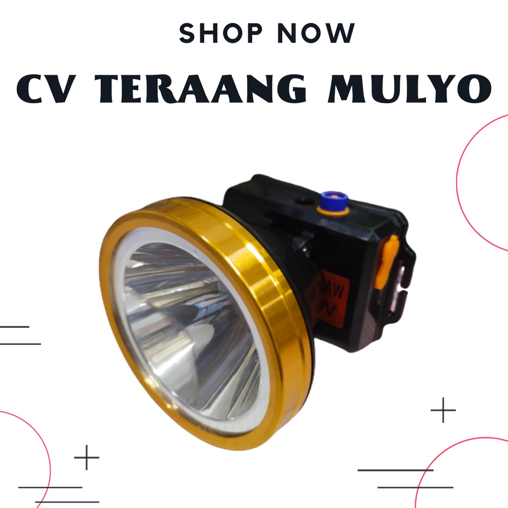 SENTER KEPALA 45W LED CAHAYA PUTIH DAPAT DI CAS VISERO VHL-5345AW