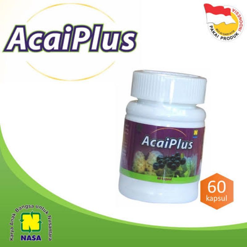 60 Kapsul Pelangsing Alami Acai Berry Acaiplus