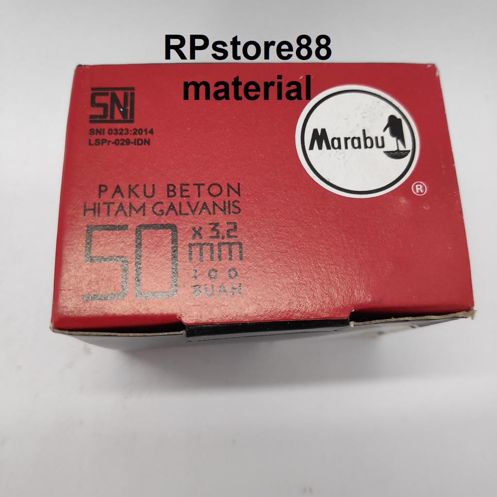 PAKU BETON MARABU HITAM 5CM - PAKU BETON 5CM- PAKU BETON HITAM ASLI