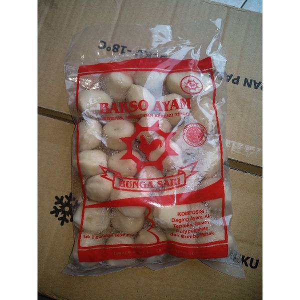 

Bakso Ayam Bunga Sari isi 30 pcs