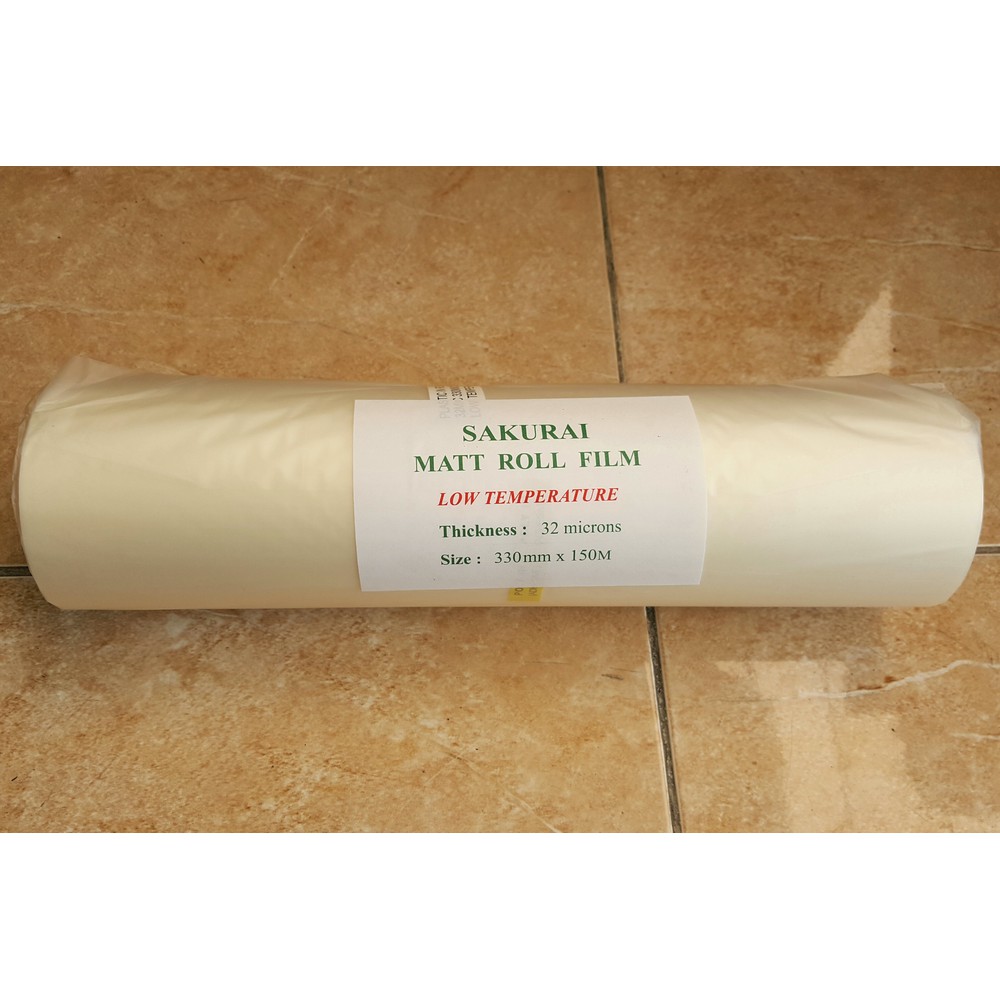 Sakurai Matt Laminating Roll Film 32 x 330 x 150 Low Temperature