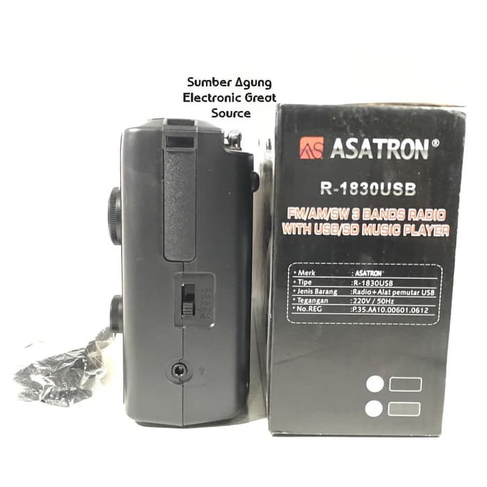 Asatron R1830USB Speaker Radio Pemutar Musik 1830 Suara Bekualitas