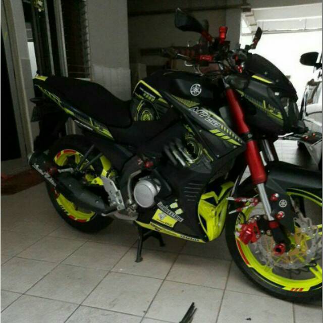 Striping Sticker Variasi Yamaha Vixion Nvl Cyber Tahun 2013 2014 Shopee Indonesia